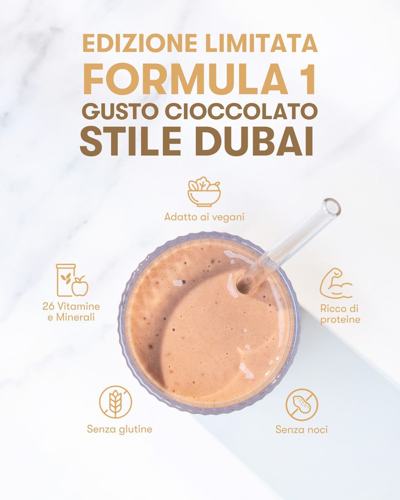 Formula 1 Herbalife gusto Cioccolato Stile Dubai: tutto quello che devi sapere
