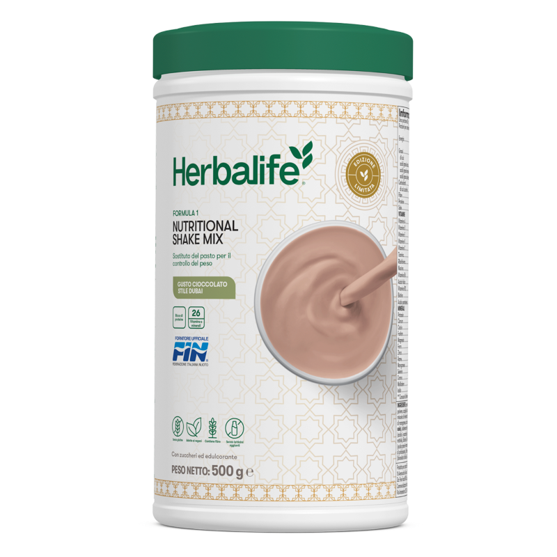 Formula 1 Herbalife Shake gusto Cioccolato Stile Dubai 500g